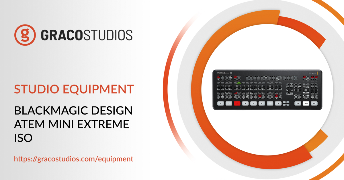 Blackmagic Design ATEM Mini Extreme ISO | Graco Studios