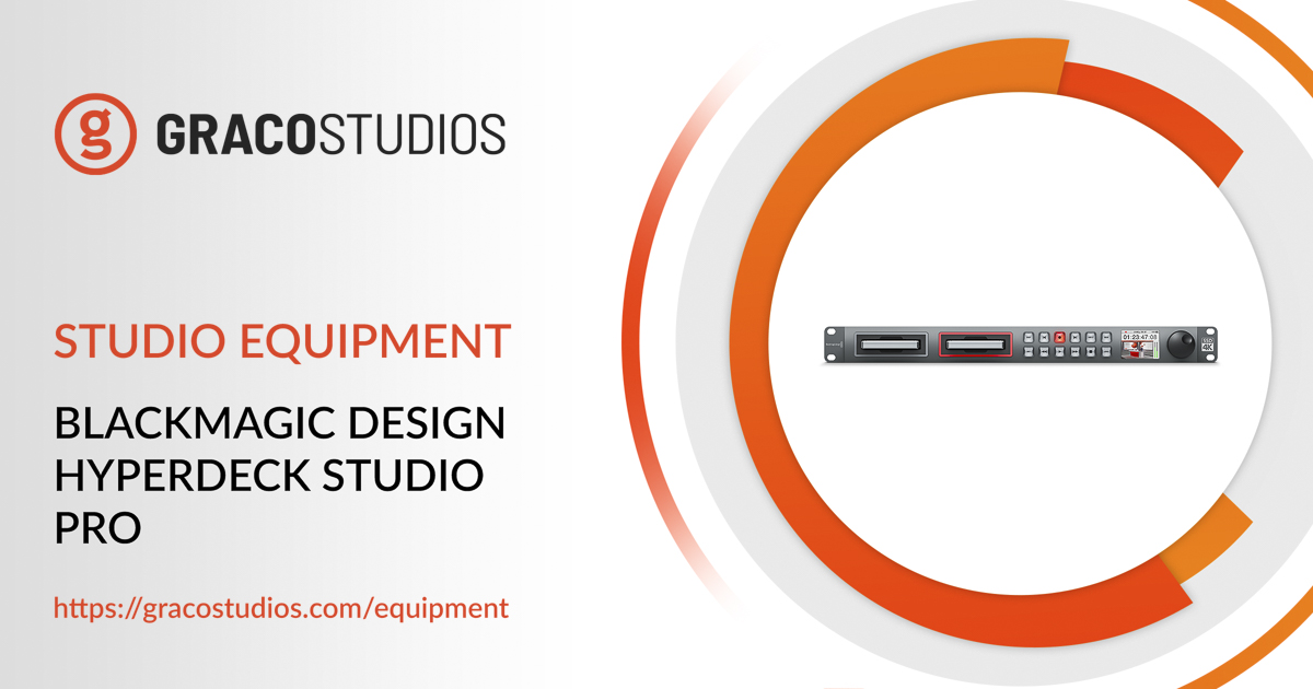 Blackmagic Design HyperDeck Studio Pro - Graco Studios